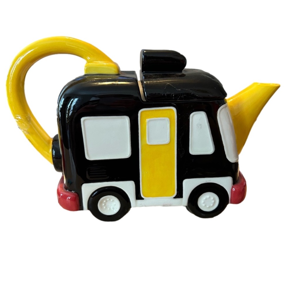 School bus teapot.